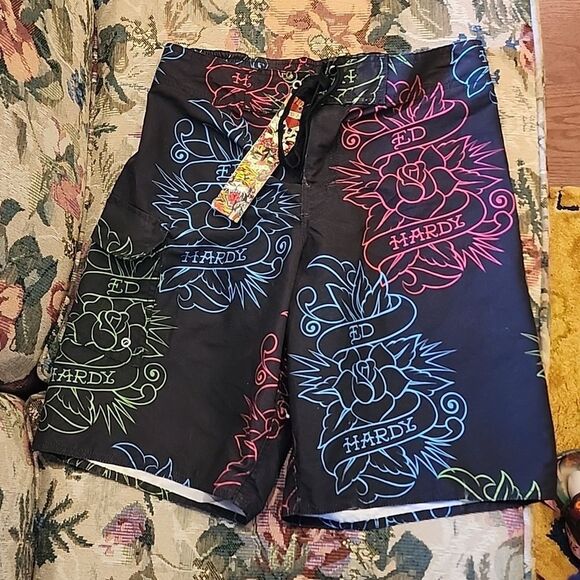 Ed Hardy Other - ED HARDY SWIM TRUNKS NWT